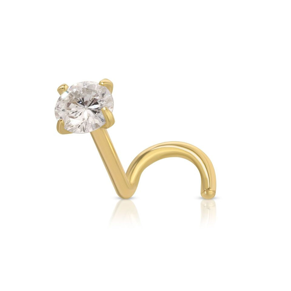 Classic Stud Hook nose ring Artwell&Co