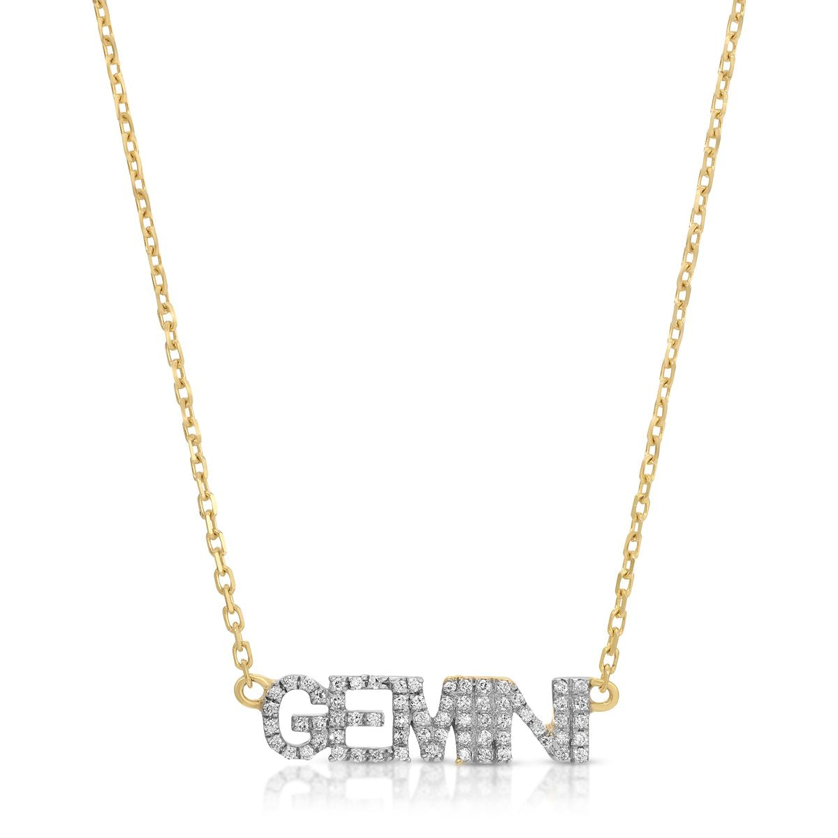 Gemini Zodiac Charm Necklace - Artwell&Co