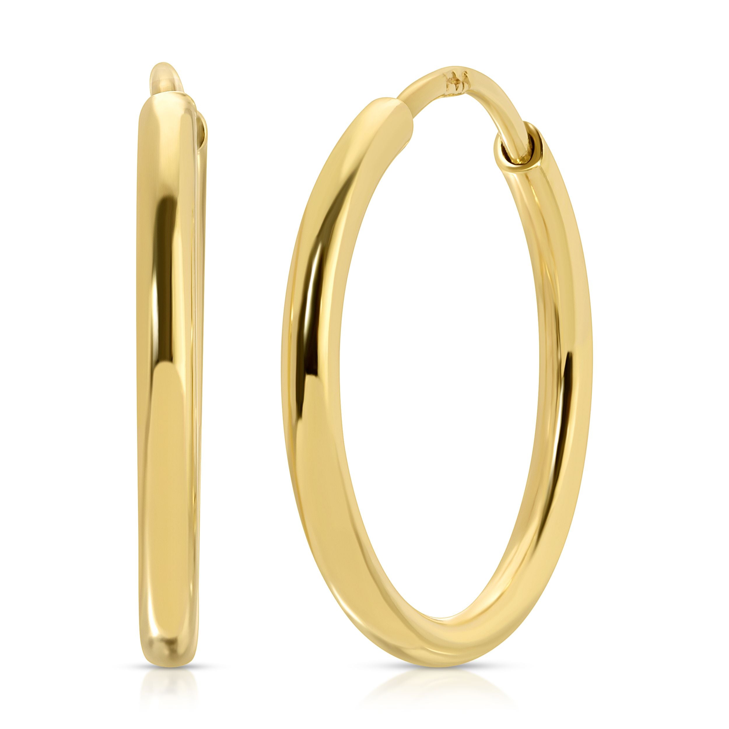 Gold Hoop/Huggies - Artwell&Co