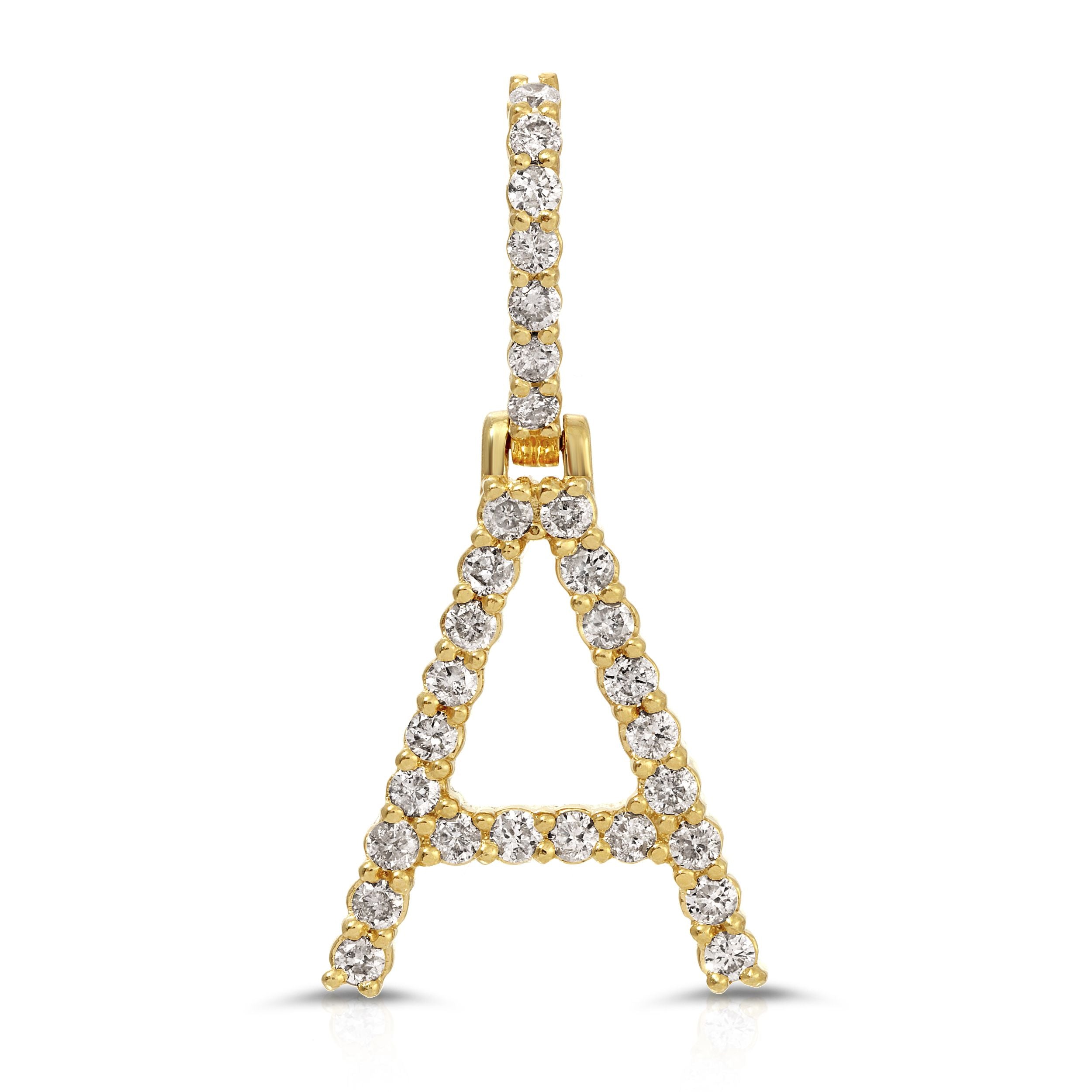 Perpetua Initial Diamond Pendant - Artwell&Co