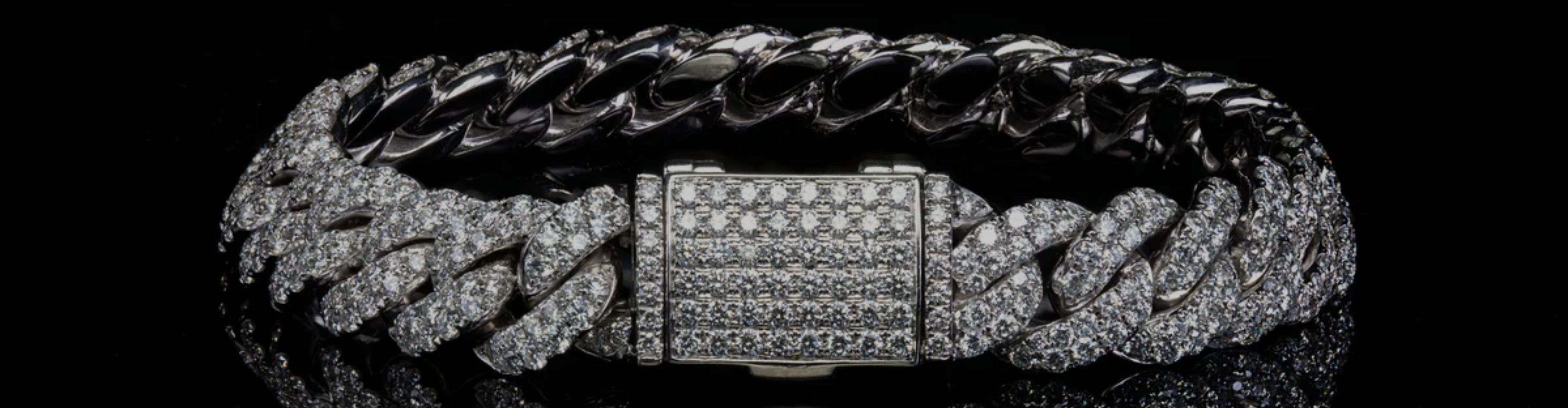 Diamond Cuban Link Bracelets in Jamaica | Artwell & Co