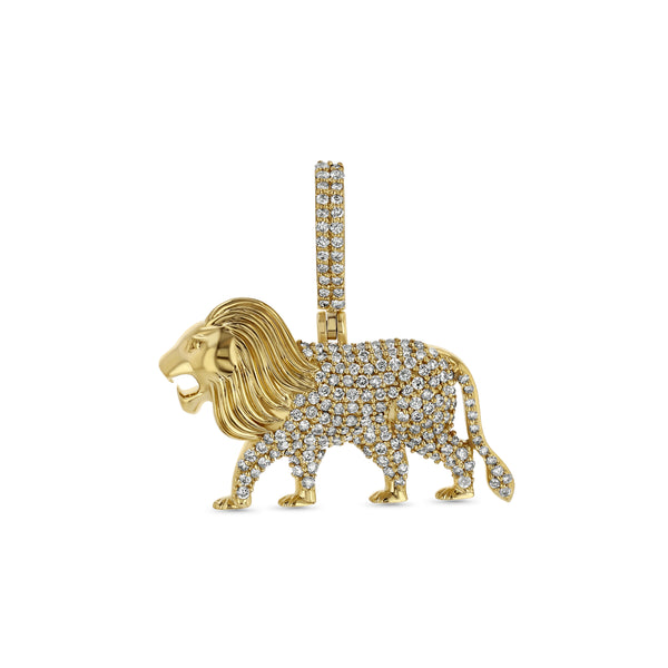 10K Gold Leo Sign horoscope Pendant
