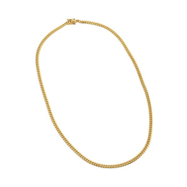 10k Solid Miami Cuban chain box lock 8MM