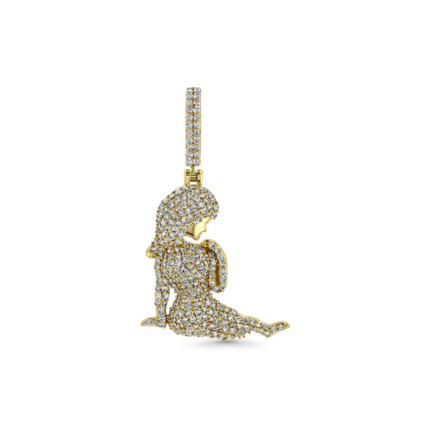 10K Gold Virgo Sign horoscope Pendant