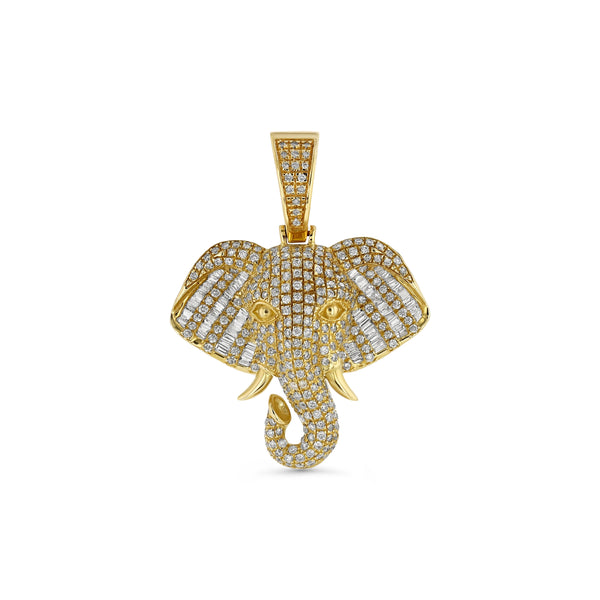 Yashar Elephant Diamond Pendant