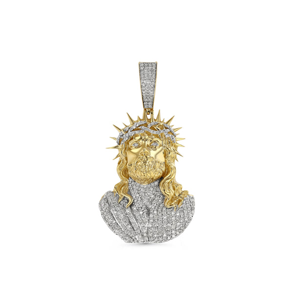 Herodin Jesus Diamond Pendant