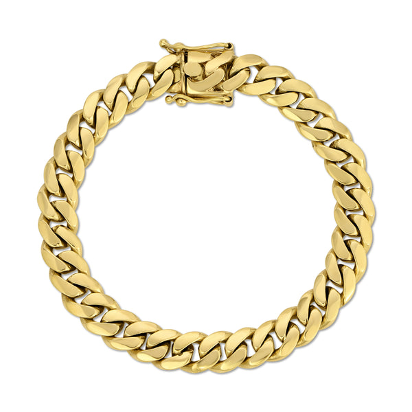 10K Solid Gold Miami Cuban Bracelet