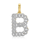 B diamond pendant - Artwell&Co