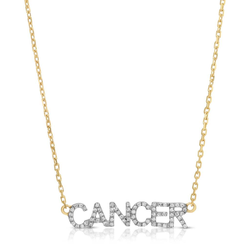 Cancer Zodiac Charm Necklace - Artwell&Co