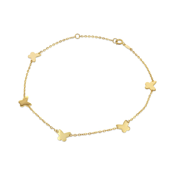 butterfly anklet