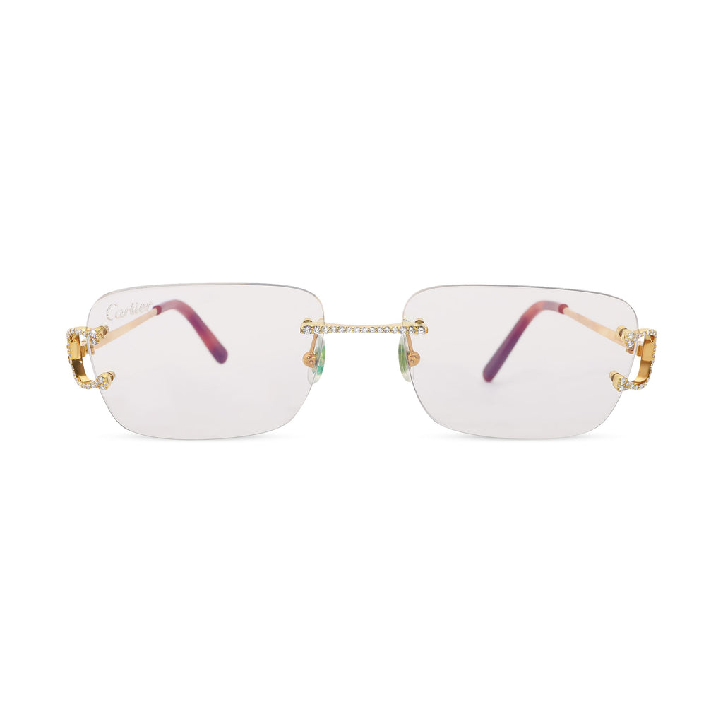 Custom Carti C Diamond Designer Glasses - Artwell&Co