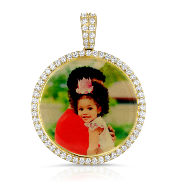 Custom Diamond  photo Pendant