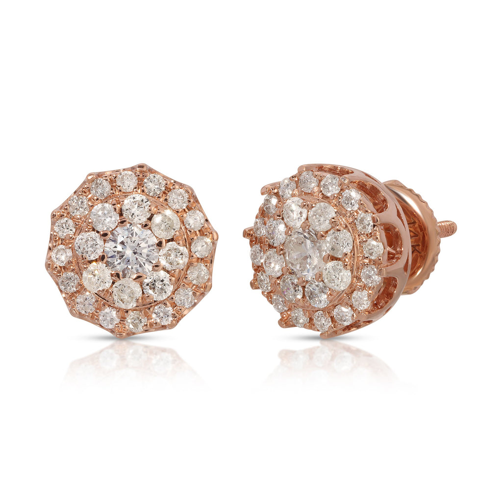 Dubai Diamond Stud Earrings - Artwell&Co