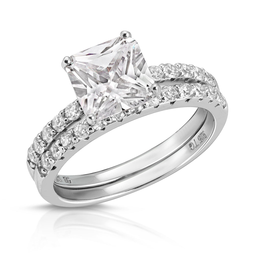 Princess Cut Diamond Engagement Bridal Ring - Artwell&Co
