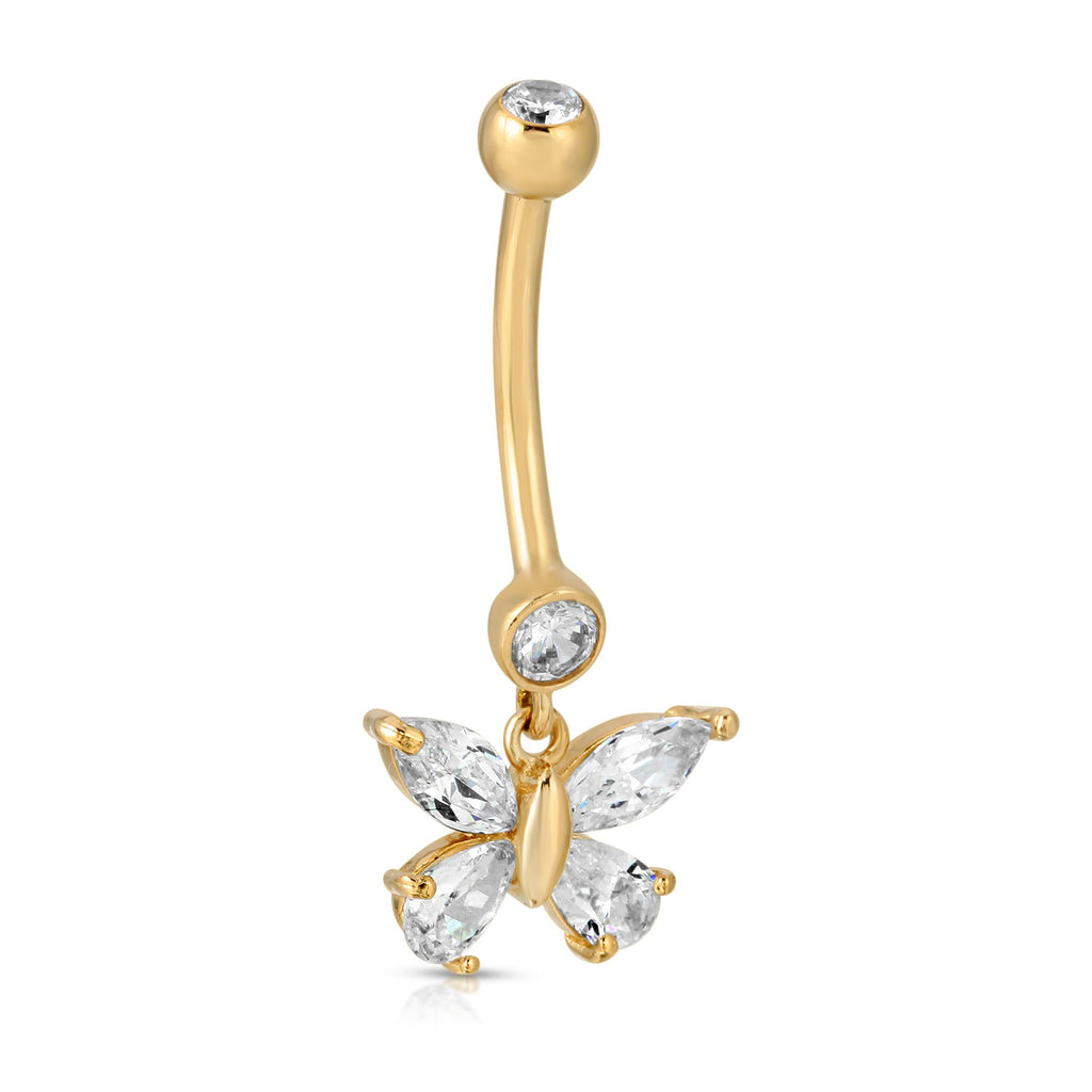 Give me Butterflies Belly Ring - Artwell&Co