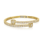 Love Cuff baguette Diamond Bracelet - Artwell&Co