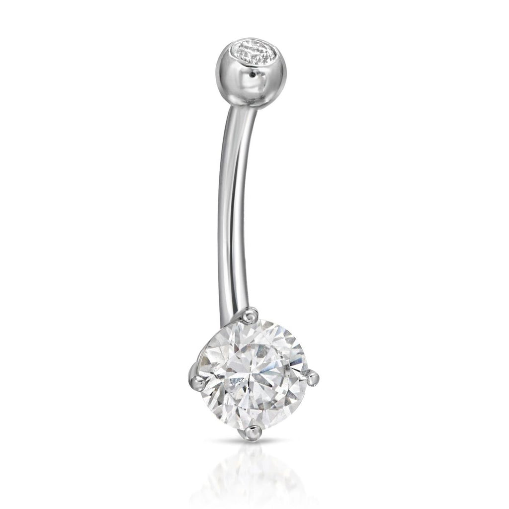 Solitaire Belly Ring - Artwell&Co