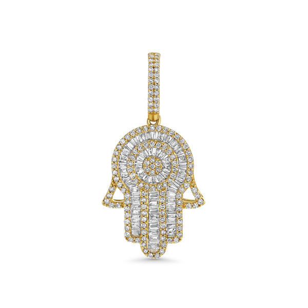 Small Hamsa Diamond pendant