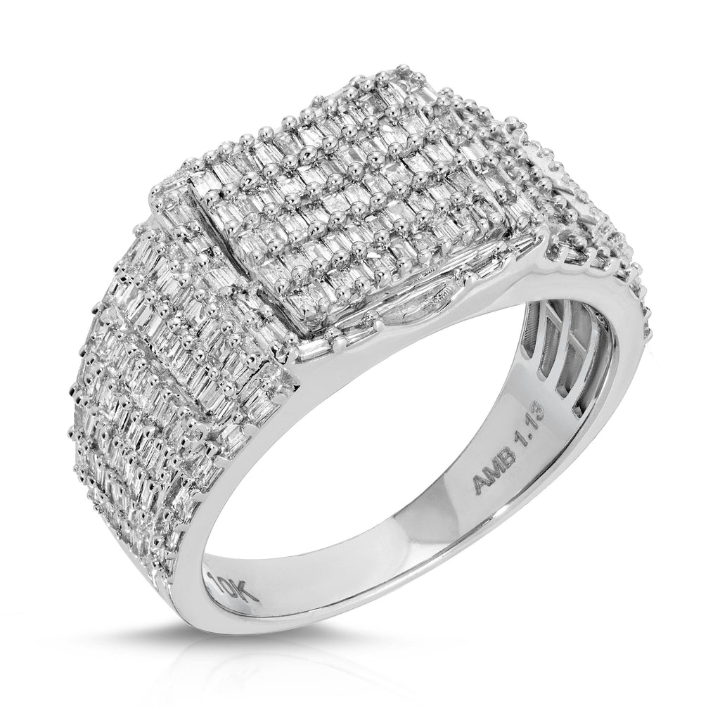 Splash baguette diamond Ring - Artwell&Co