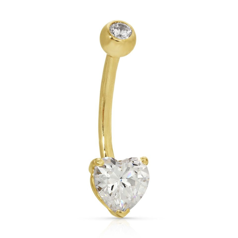sweet heart  belly Ring - Artwell&Co
