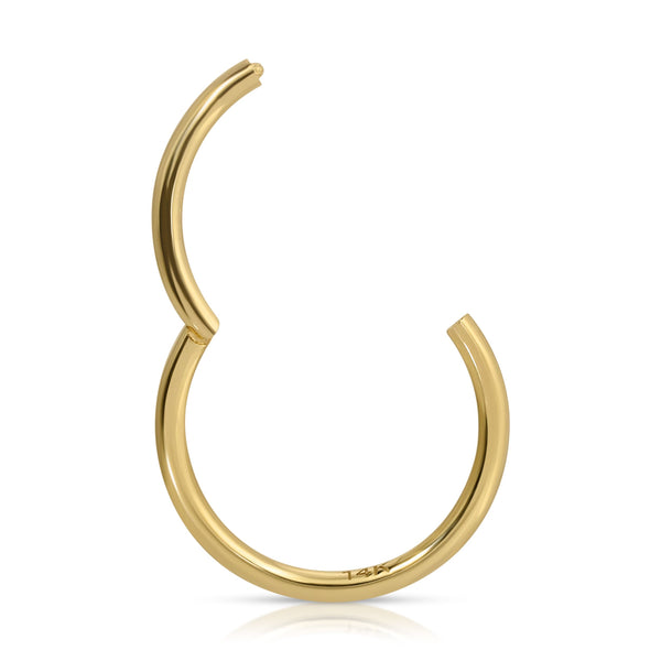 Plain hinged hoop Septum Ring