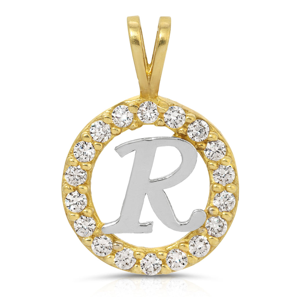 Letter R initial Pendant - Artwell&Co