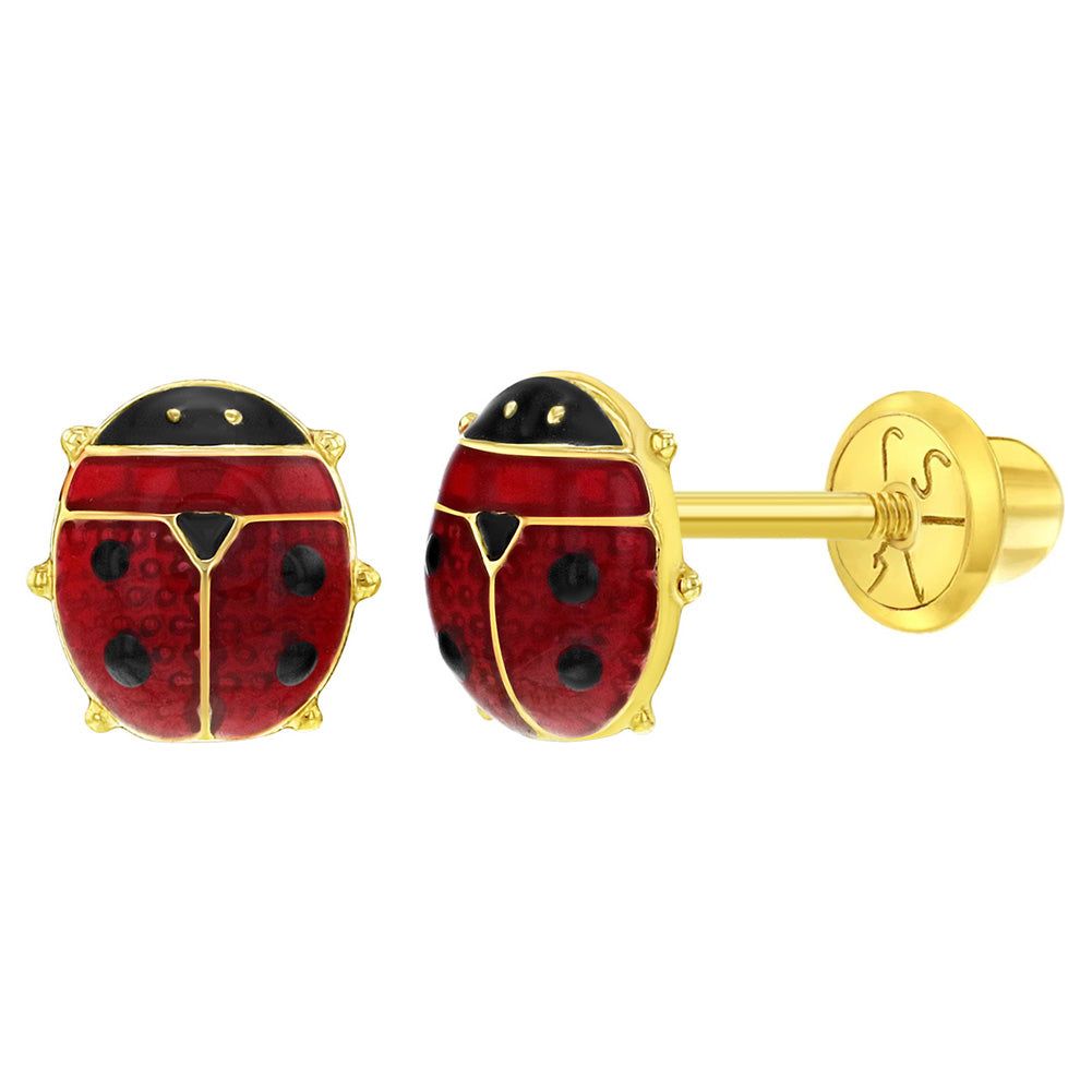 Ladybug Stud Earrings - Artwell&Co