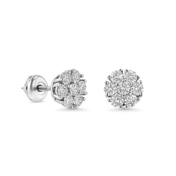 Florente Diamond Stud Earrings