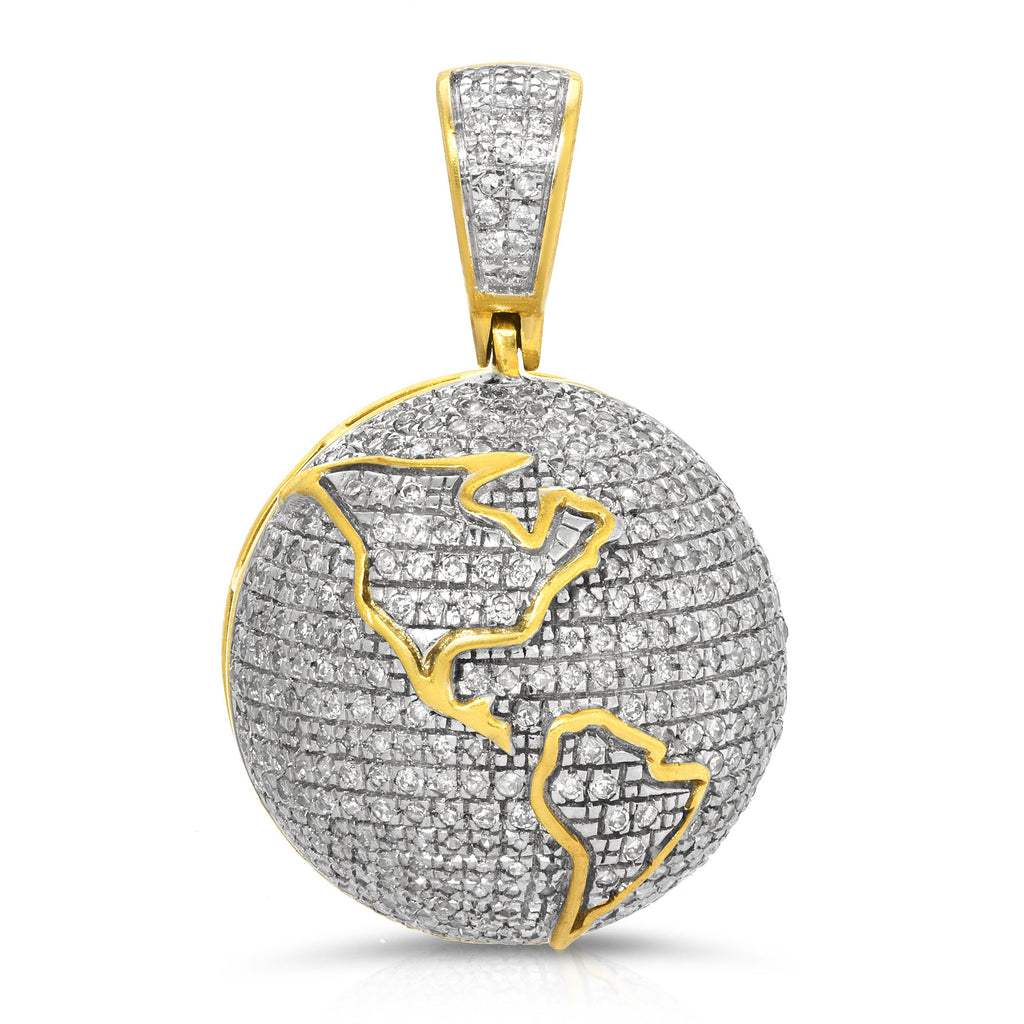 Globe Diamond Pendant - Artwell&Co