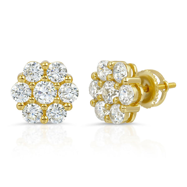 Flower set Stud Earrings