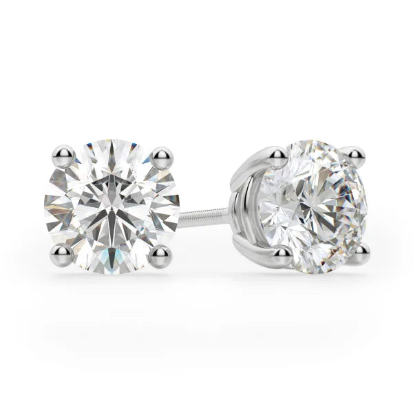 Italia solitaire diamonds earring