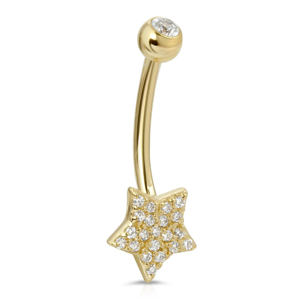 Star Studded Belly Ring - Artwell&Co